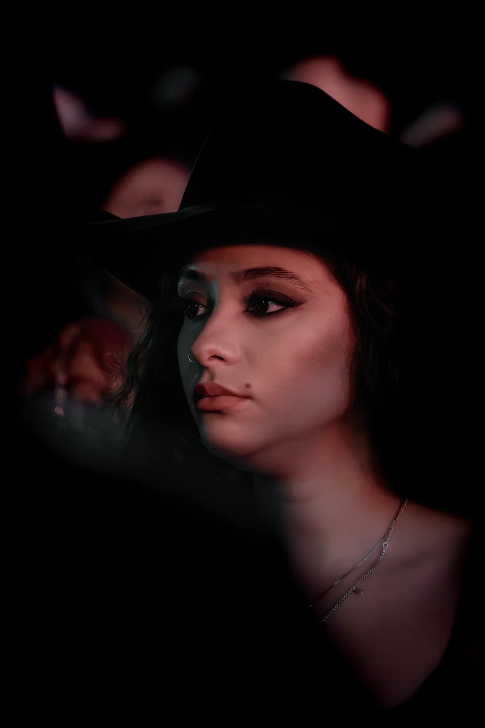 Retrato de mulher na plateia — Rodeio Fest 2026, 07.08